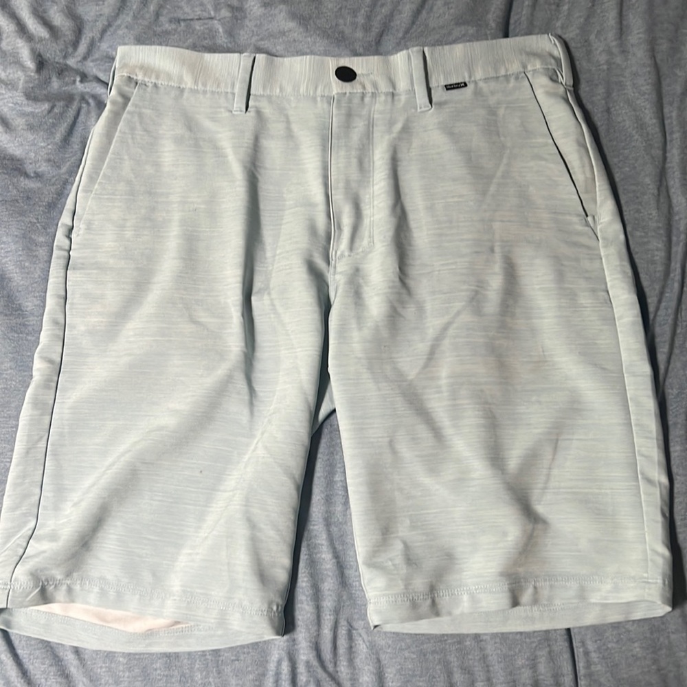 Hurley Nike Dri- Fit Mens Shorts 30 Flat Front Casual Walking Nylon Golf